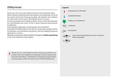 2022-2024 Citroën C5 Aircross Bedienungsanleitung | Deutsch