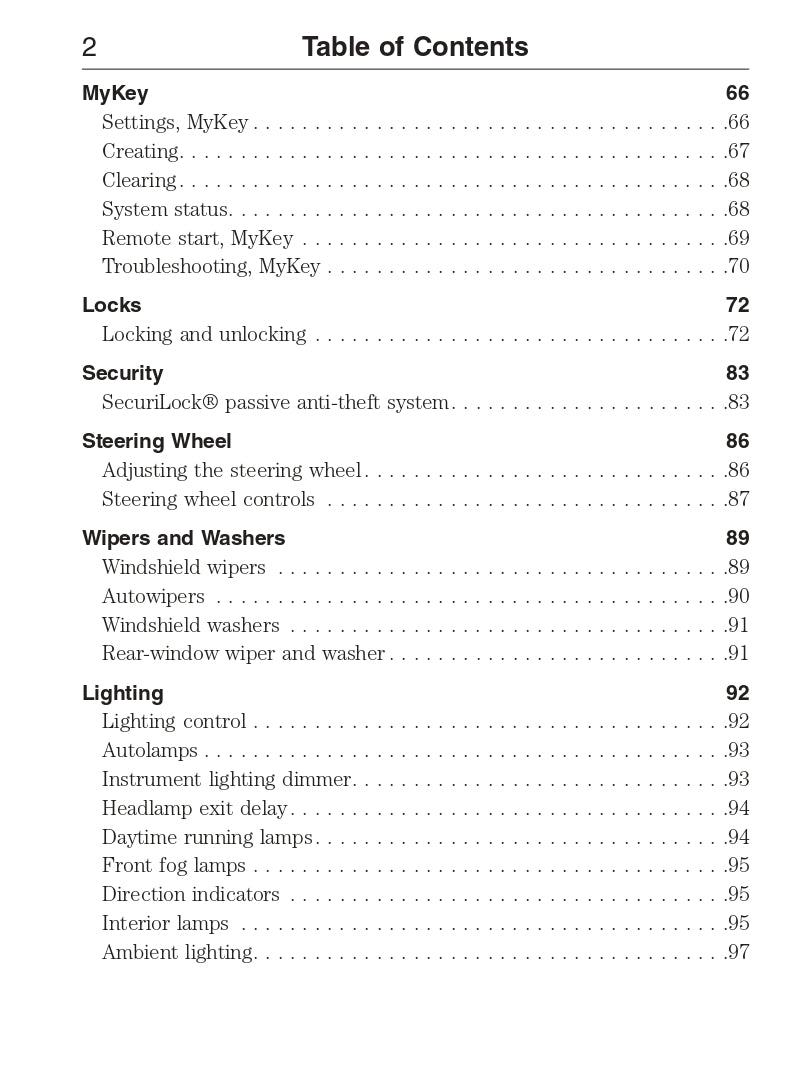 2013 Ford C-Max Hybrid / C-Max Energi Owner's Manual | English