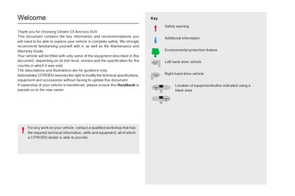 2022-2024 Citroën C5 Aircross Bedienungsanleitung | Englisch