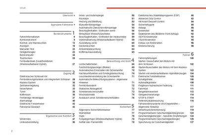 2022-2024 Citroën C5 Aircross Owner's Manual | German