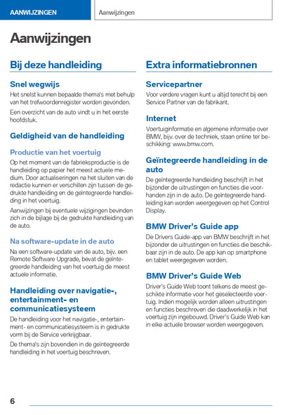 2021-2023 BMW iX3 Owner's Manual | Dutch