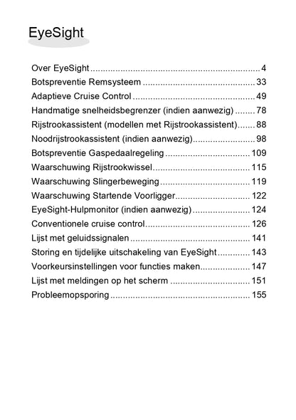 2020 Subaru Forester EyeSight Guide | Dutch