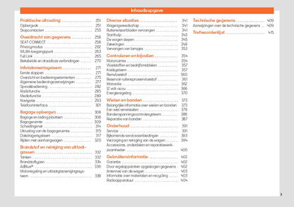 2022-2023 Seat Tarraco Owner's Manual | Dutch