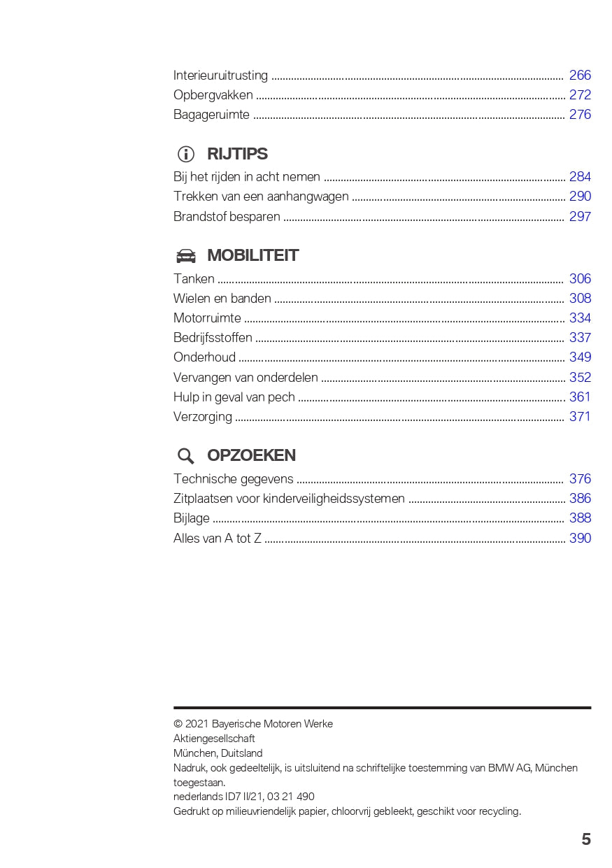 2021 BMW 1 Serie Owner's Manual | Dutch