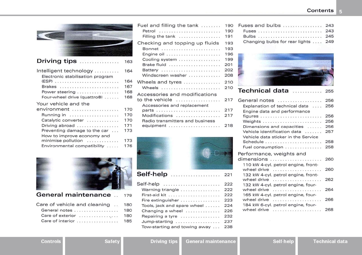 2005 Audi TT/TT Coupé Owner's Manual | English