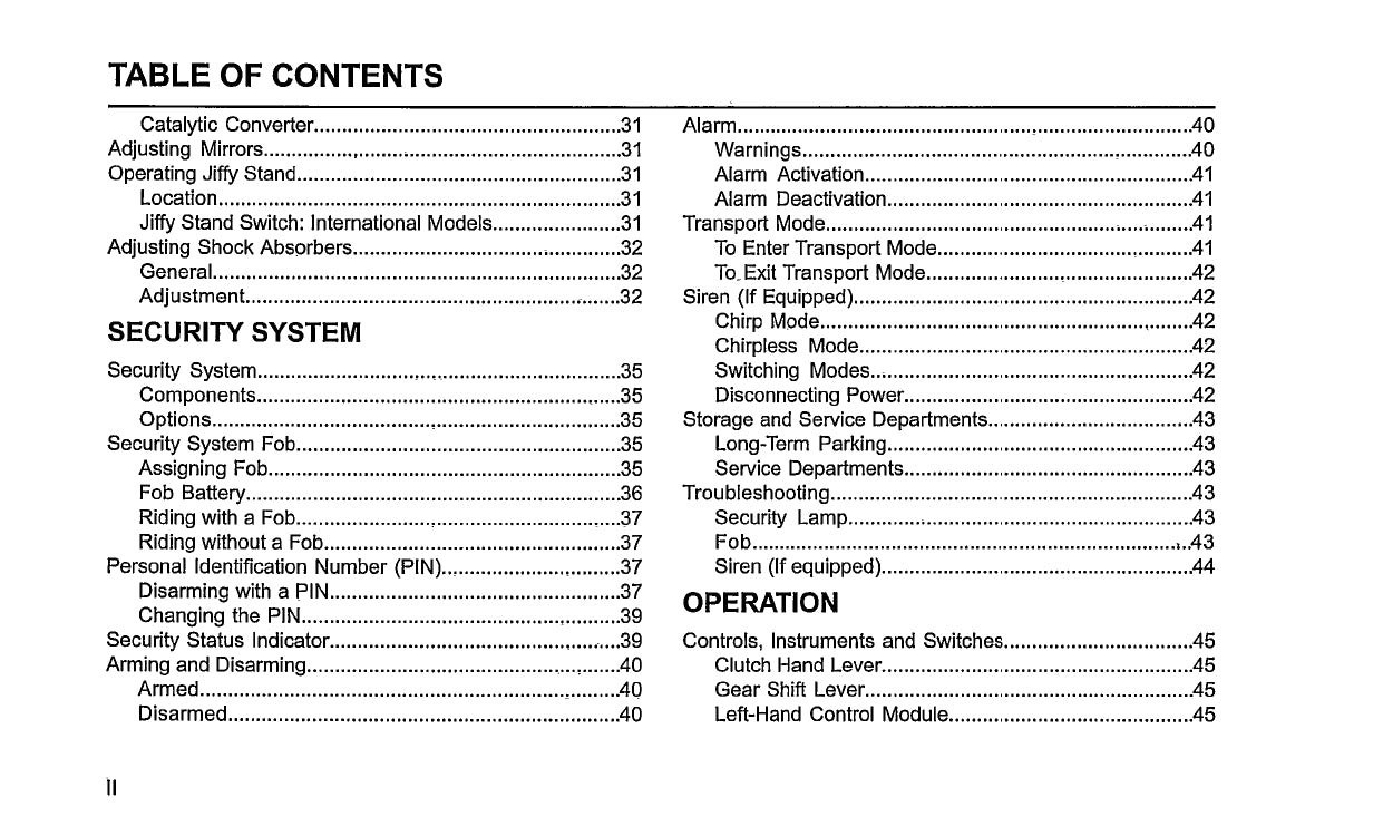 2018 Harley-Davidson Street Owner's Manual | English