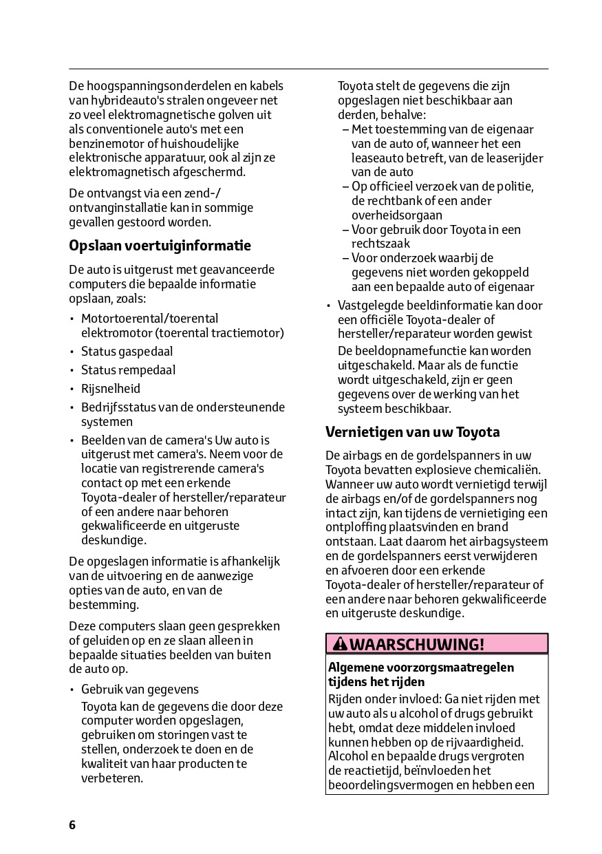 2022-2023 Toyota RAV4 HEV Bedienungsanleitung | Niederländisch