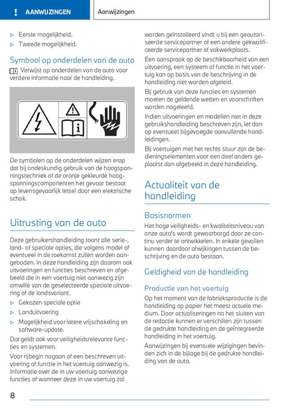 2023 BMW X5 PHEV Owner's Manual | Dutch