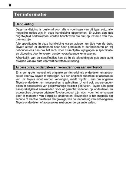 2016-2017 Toyota RAV4 Hybrid Owner's Manual | Dutch