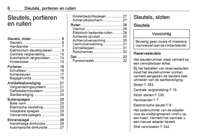 2023 Opel Combo Owner's Manual | Dutch