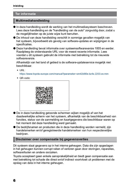 2022 Toyota bZ4X Infotainment Manual | Dutch