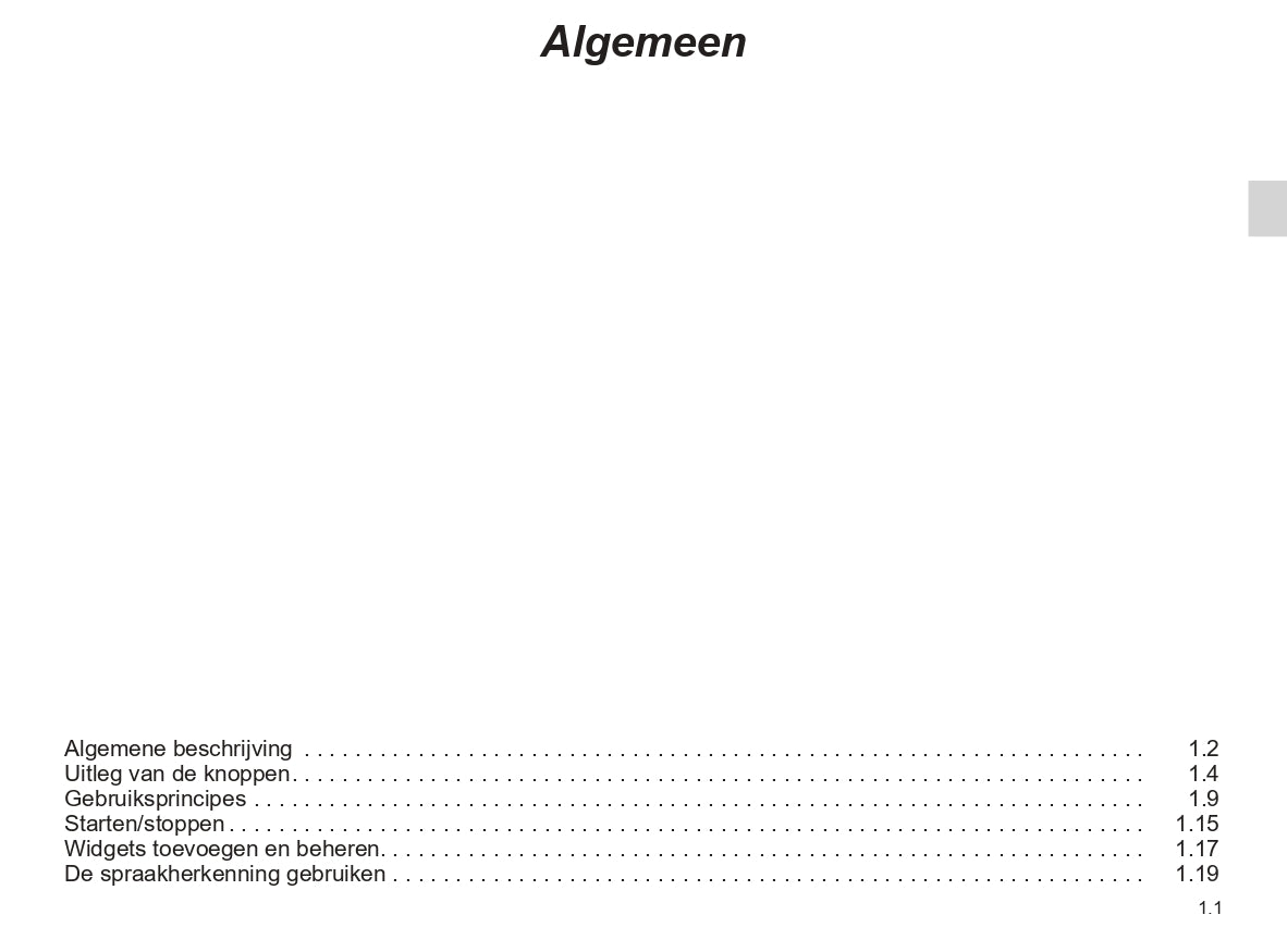 Renault R-Link 2 Infotainment Manual | Dutch