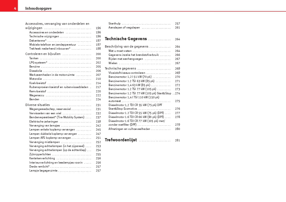 2012-2013 Seat Ibiza ST Owner's Manual | Dutch