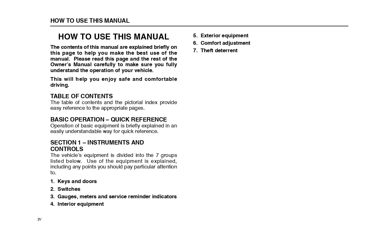 2000 Lexus LX 470 Owner's Manual | English