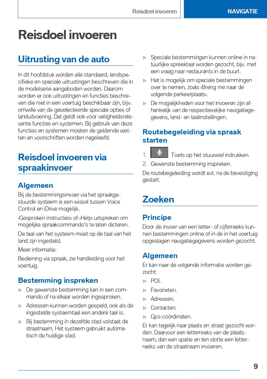 2021-2023 BMW iX3 Infotainment Manual | Dutch