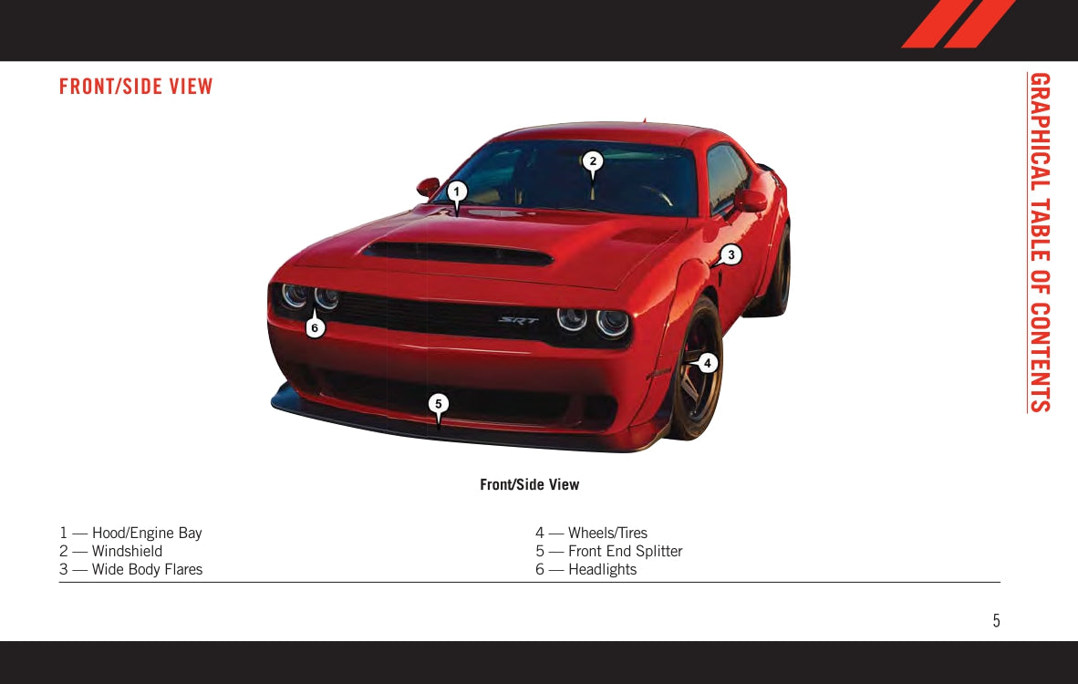 2018 Dodge Challenger Demon Supplement Manual | English