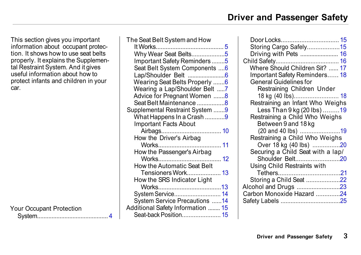 1995 Acura NSX Owner's Manual | English