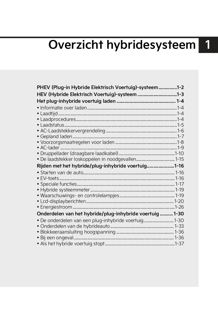 2022 Kia Niro Plug-in Hybrid Owner's Manual | Dutch