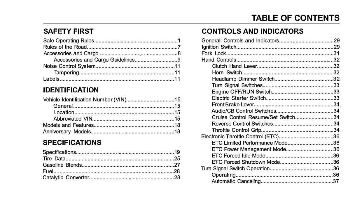 2013 Harley-Davidson Trike Owner's Manual | English