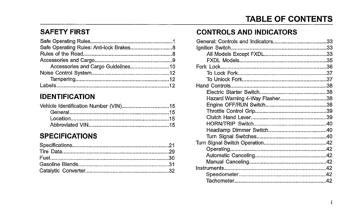 2015 Harley-Davidson Dyna Owner's Manual | English