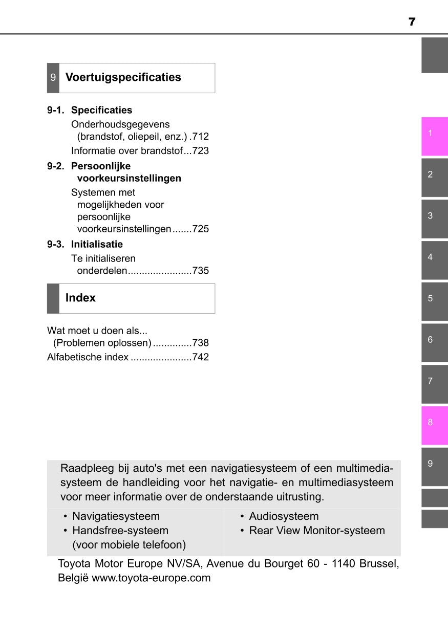 2018 Toyota C-HR Hybrid Owner's Manual | Dutch