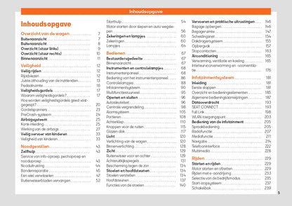 2021-2022 Seat Tarraco Owner's Manual | Dutch