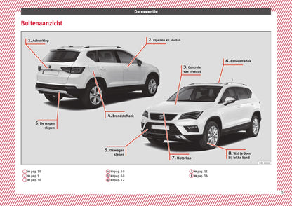 2017 Seat Ateca Bedienungsanleitung | Niederländisch