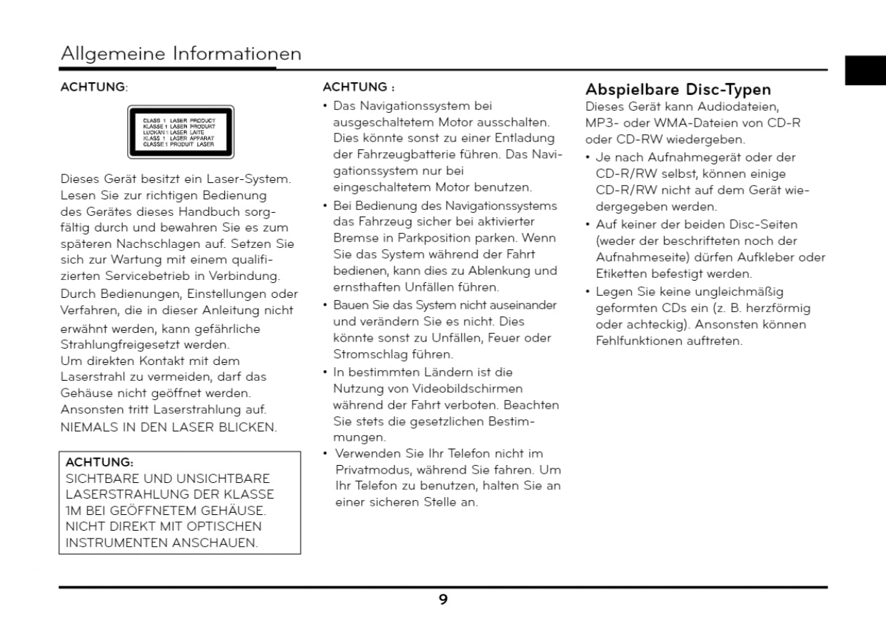 2021-2023 Kia Ceed Infotainment Manual | German