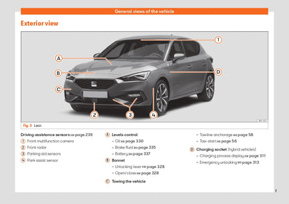 2022 Week 48 Seat Leon Owner's Manual | English