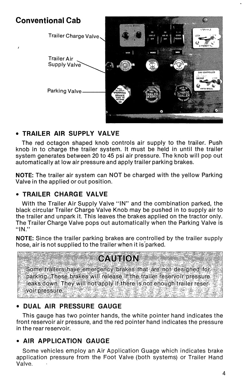 1977 Peterbilt 282/289/300/348/352/352H/353/359/387 Owner's Manual | English