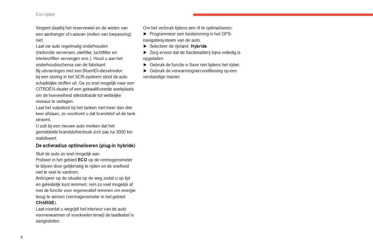 2022-2024 Citroën C5 Aircross Owner's Manual | Dutch