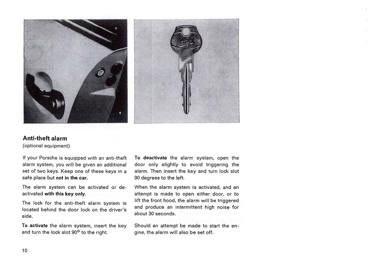 1983 Porsche 911 Turbo Owner's Manual | English