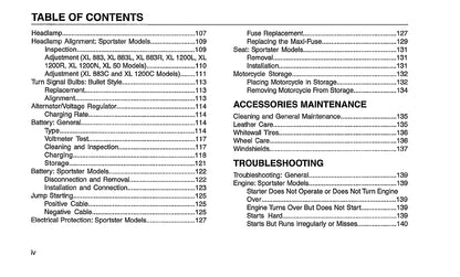 2007 Harley-Davidson Sportster Owner's Manual | English