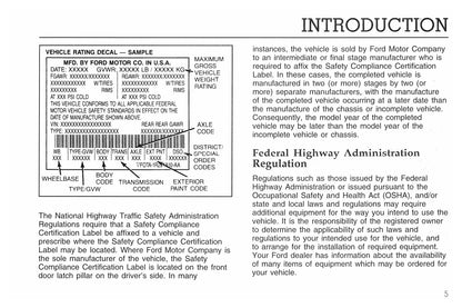 1998 Ford F&B Diesel Owner's Manual | English