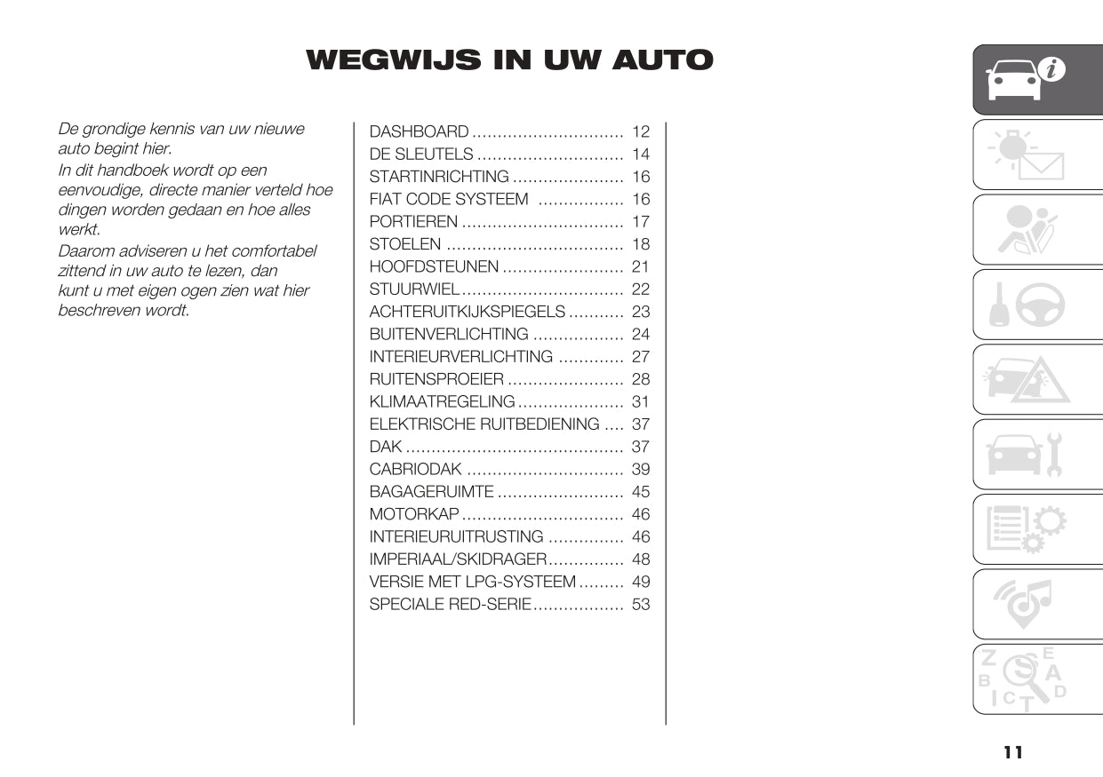 2023 Fiat 500/500C Bedienungsanleitung | Niederländisch