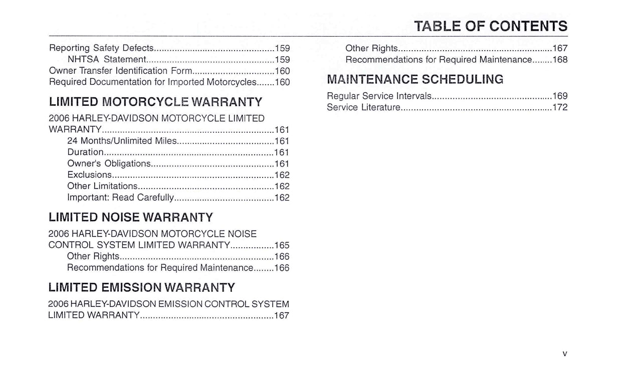 2006 Harley-Davidson VRSCSE2 Owner's Manual | English