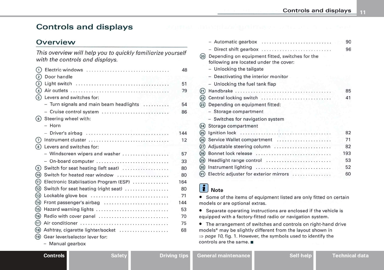 2004 Audi TT/TT Coupé Owner's Manual | English