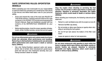 2007 Harley-Davidson Sportster Owner's Manual | English