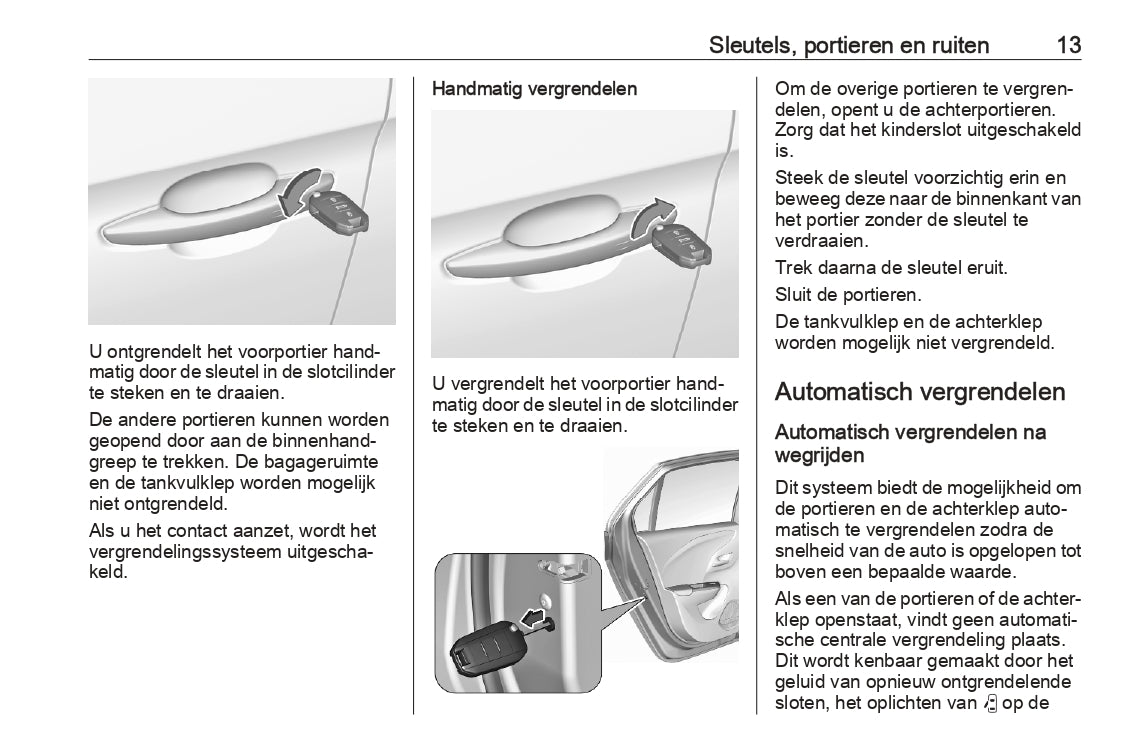 2023-2024 Opel Corsa/Corsa-e Bedienungsanleitung | Niederländisch