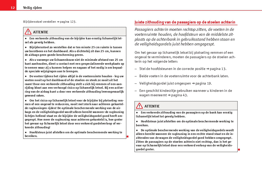 2013-2014 Seat Ibiza Owner's Manual | Dutch