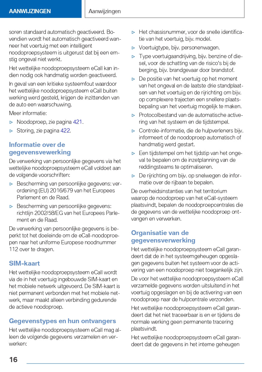 2022 BMW 3 Series Touring Plug In Hybrid Owner's Manual | Dutch