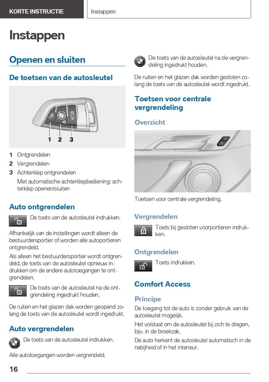 2021 BMW X1 PHEV Owner's Manual | Dutch