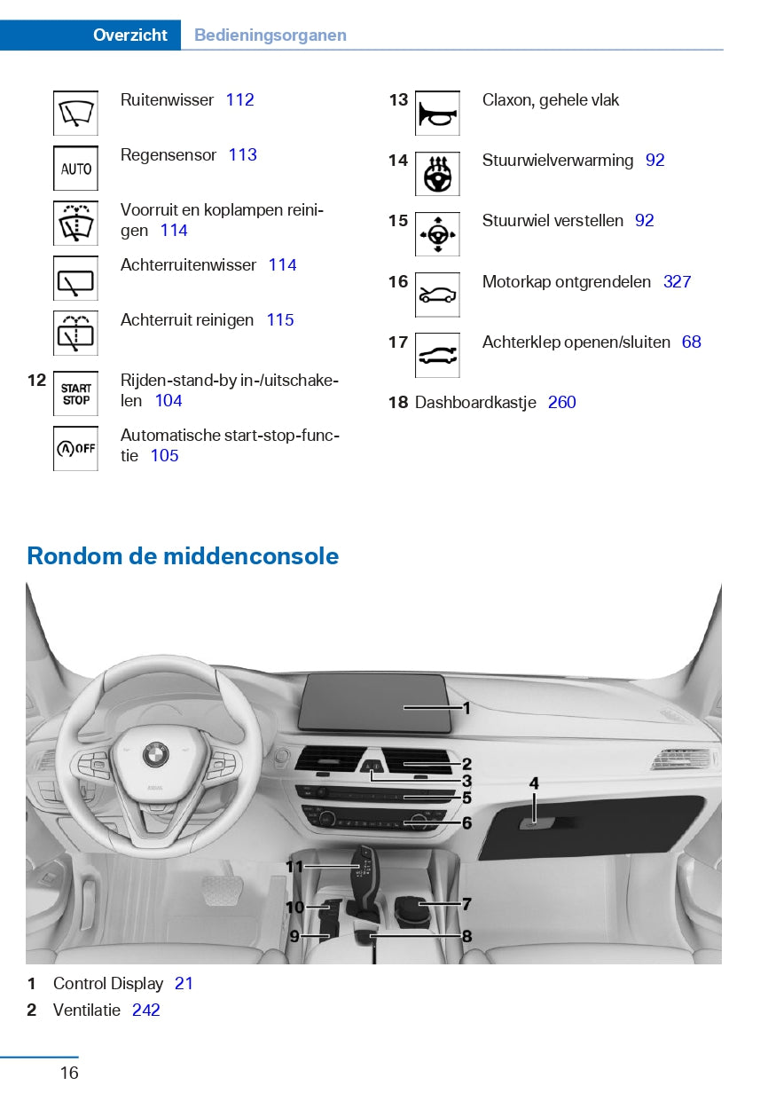 2017 BMW 5 Series Touring Owner's Manual | Dutch