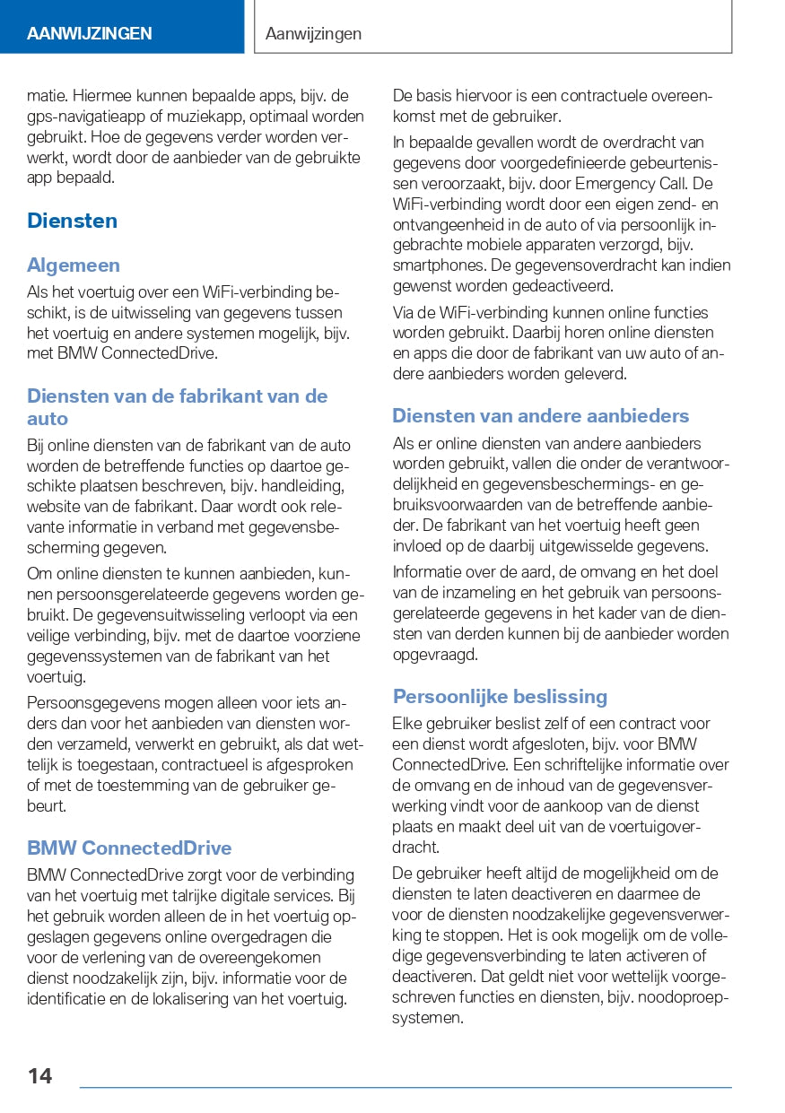 2021 BMW 1 Serie Bedienungsanleitung | Niederländisch