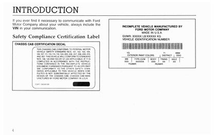 1997 Ford L-Series Owner's Manual | English