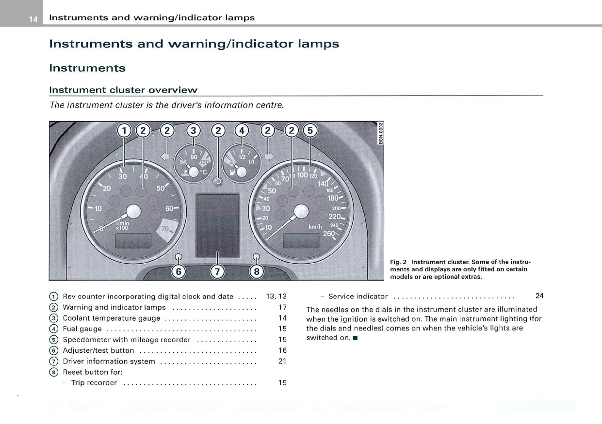 2005 Audi TT/TT Coupé Owner's Manual | English