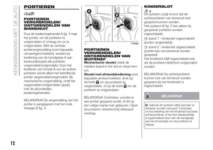 2016 Fiat Panda Owner's Manual | Dutch