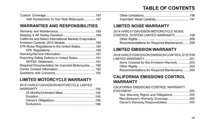 2014 Harley-Davidson FLHRSE Owner's Manual | English