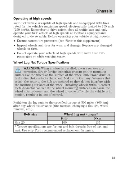 2011 Ford Shelby GT500 Owner's Manual | English