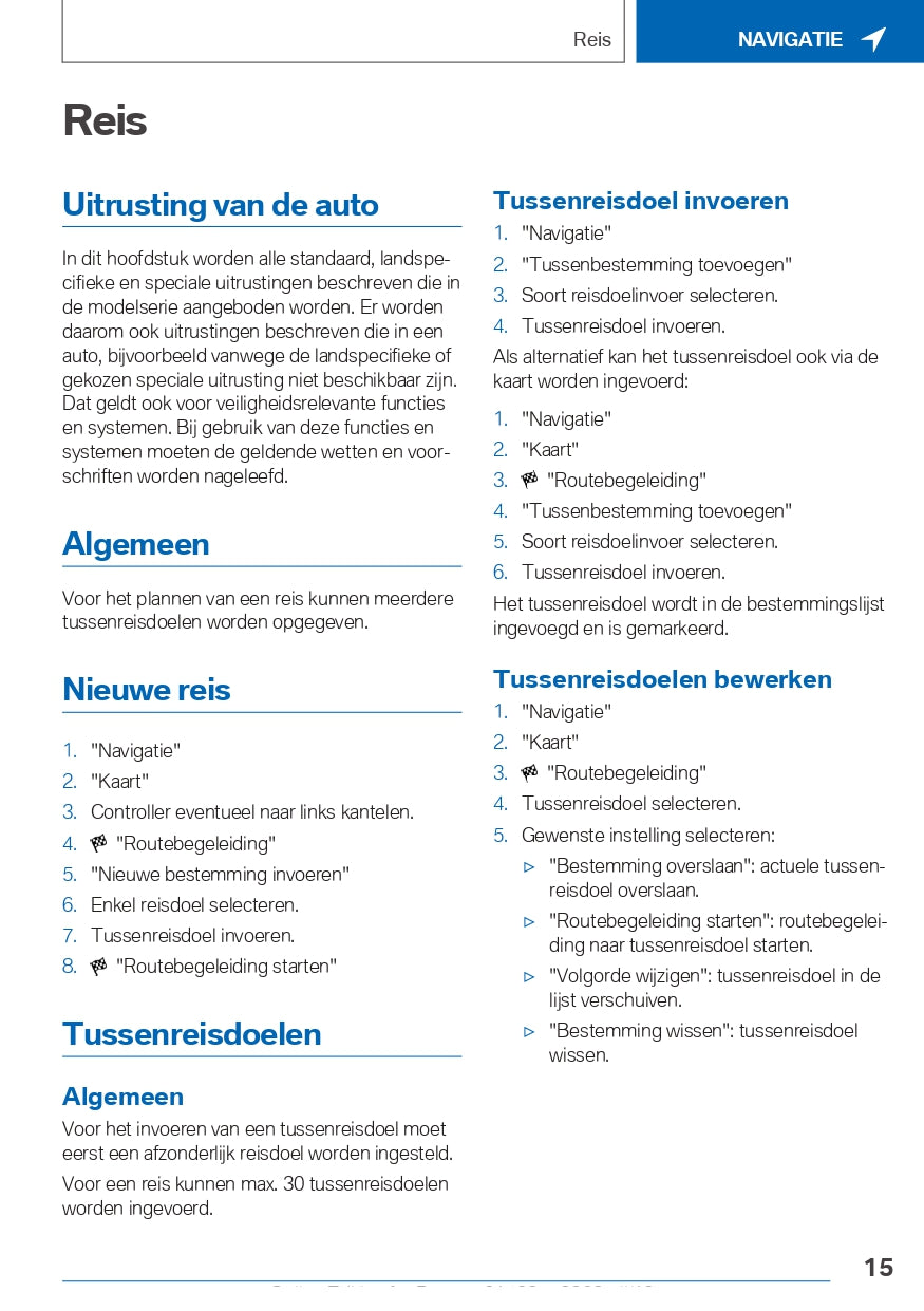 2019 BMW 2 Series Infotainment Manual | Dutch